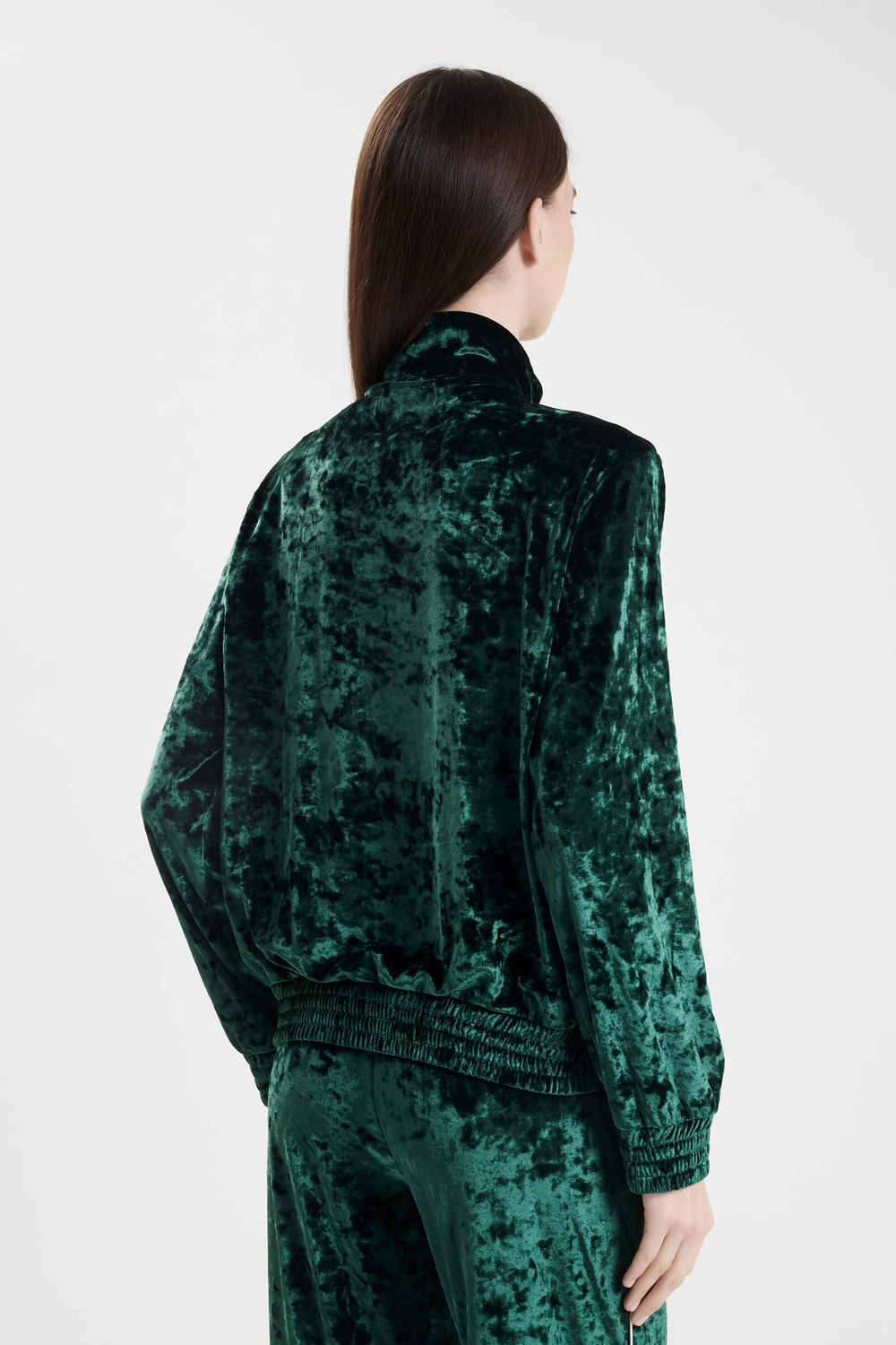 Костюм жен. Saint Barth MIRIAM/YVONNE CHENILLE изумрудный бархат