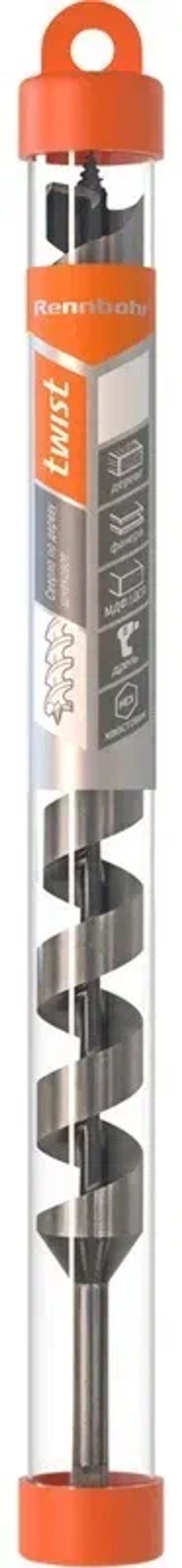 Сверло по дер шнековое 14х230мм Rennbohr Twist