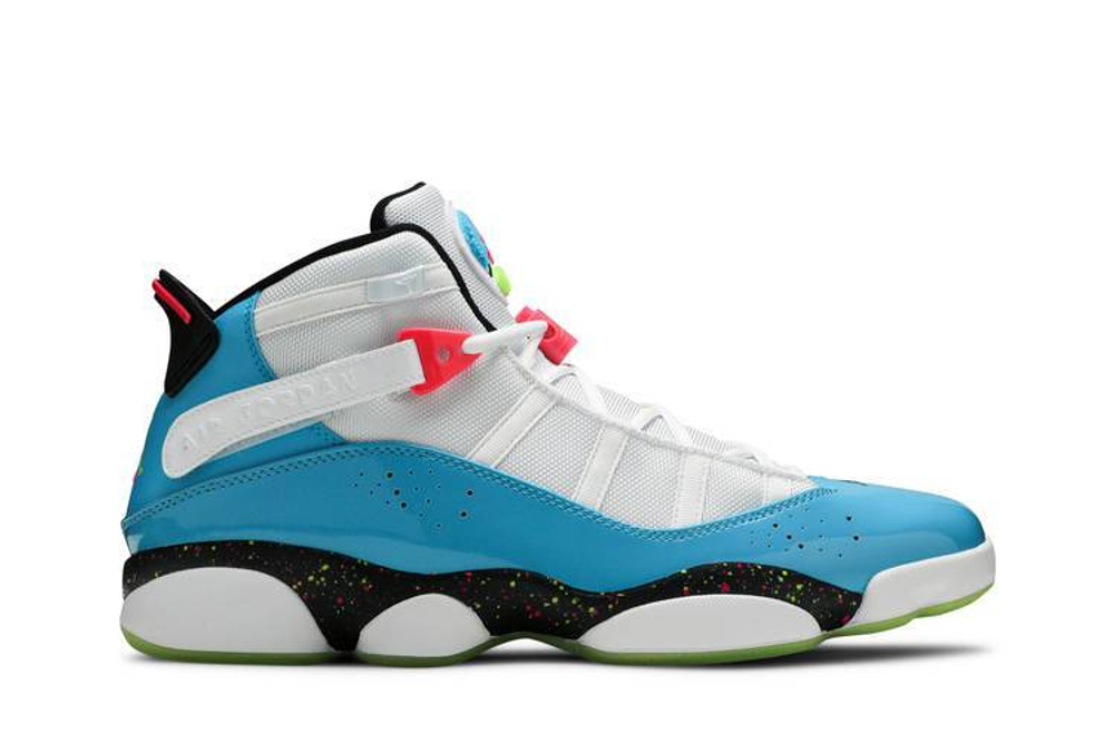 Кроссовки Air Jordan 6 Rings Light Blue Fury