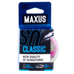 Презервативы в пластиковом кейсе классические MAXUS Classic №3