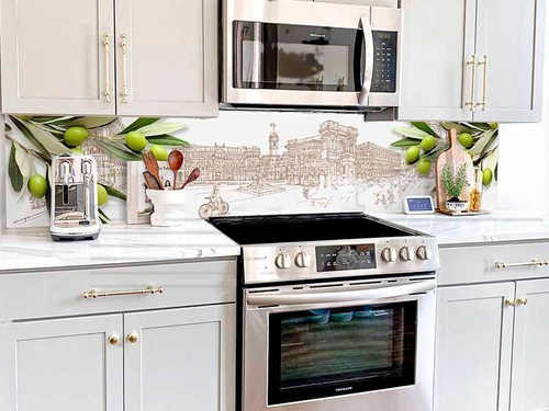 Кухонный фартук Олива 3000х600 мм