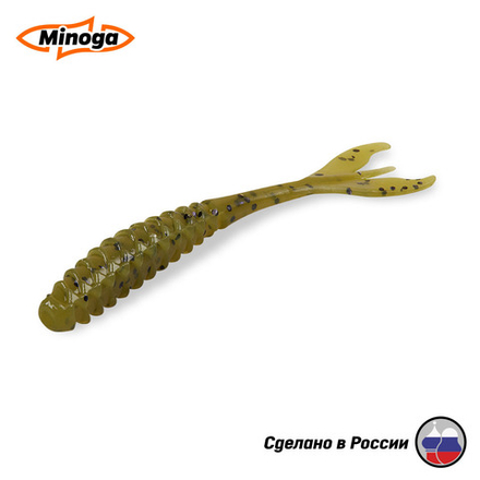 Силиконовая приманка "Minoga" PULSAR 4,0"(6шт) 100мм, 2,9гр, цвет 001