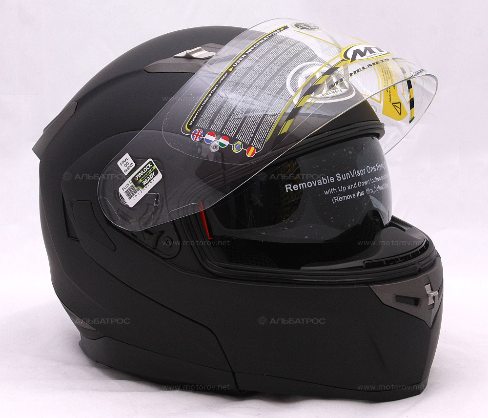 Мотошлем MT Flux Solid