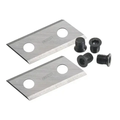 Садовый измельчителя Измельчающий нож, с винтами, TASP, подходит для Зубр ЗИЭ-40-2500 1600 McCulloch MCS2001 Einhell BG-KS 2040 Ryobi RSH2400R Sturm Wolf ROK, 2шт.