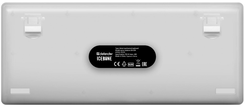 Клавиатура  Defender Icebone GK-354 RU