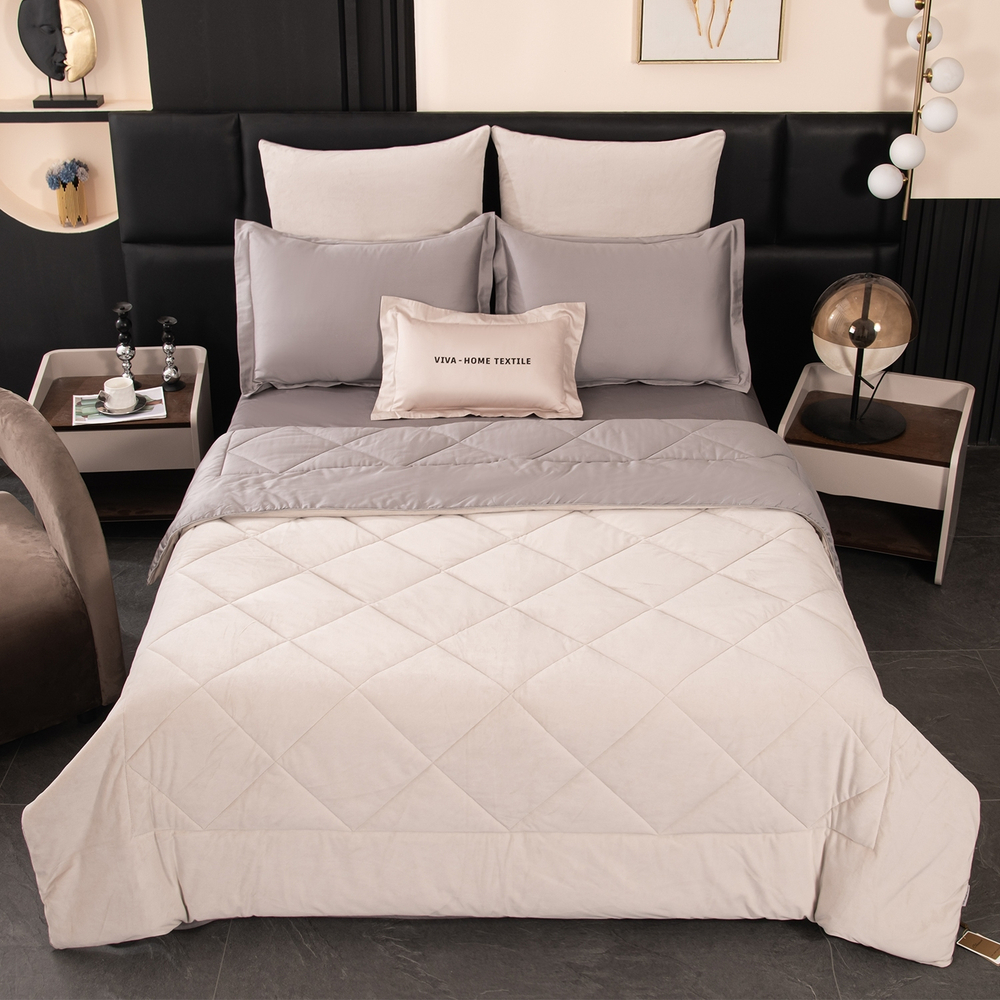 Комплект постельного белья Сатин Velvet Premium/Вельвет Премиум с Одеялом VP010