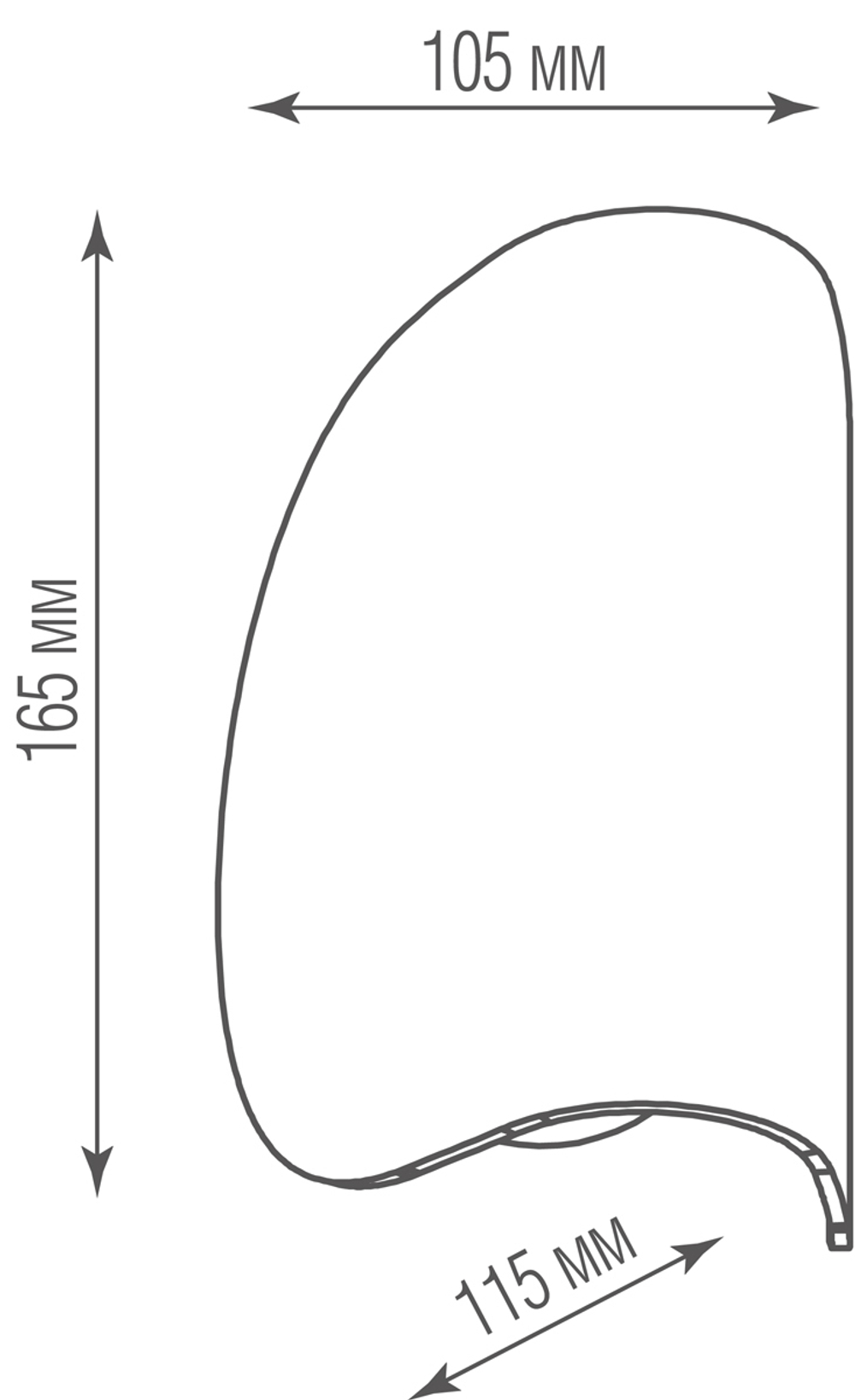 Donolux Led св-к накладной, 6W, L165, W105, H115мм, 400Lm, Ra80, 3000К, IP44, белый, блок питания в комплекте DL20122R6W1W IP44