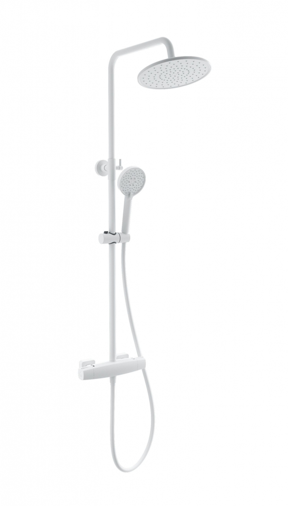 Душевая система с термостатом WONZON & WOGHAND NEO, Белый матовый (WW-B3035-A-MW)