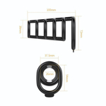 Черная насадка на пенис с подхватом мошонки Rodrigo (Цвет: черный)