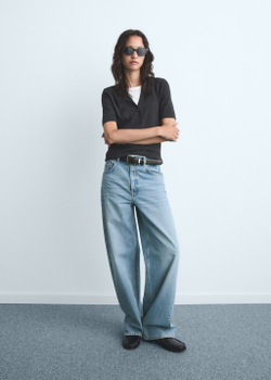 Джинсы barrel со средней посадкой