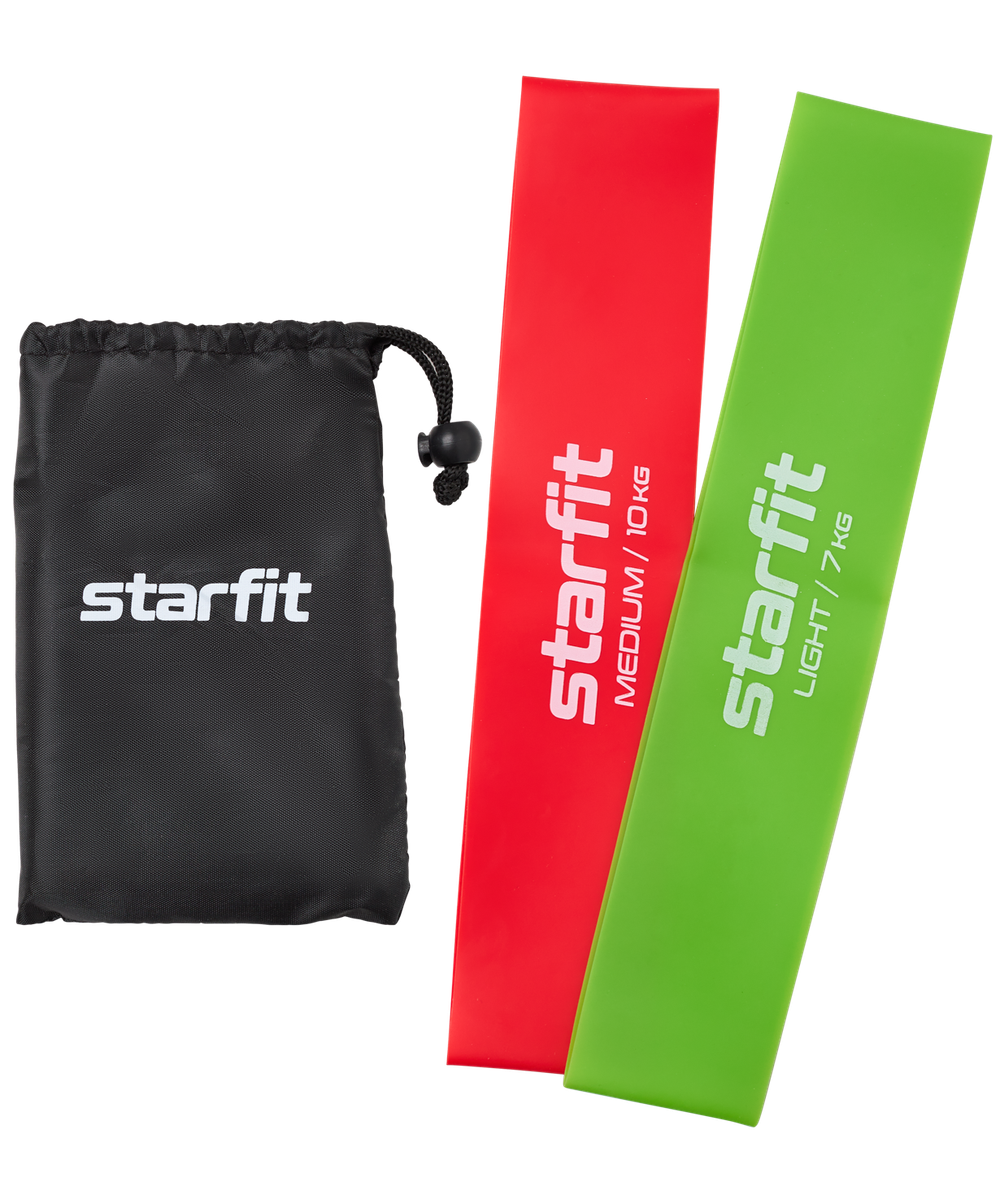 Мини-эспандеры ES-206, малиновый/лаймовый, 2 шт