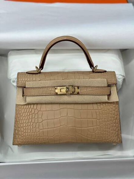 Сумка Hermes из кожи крокодила