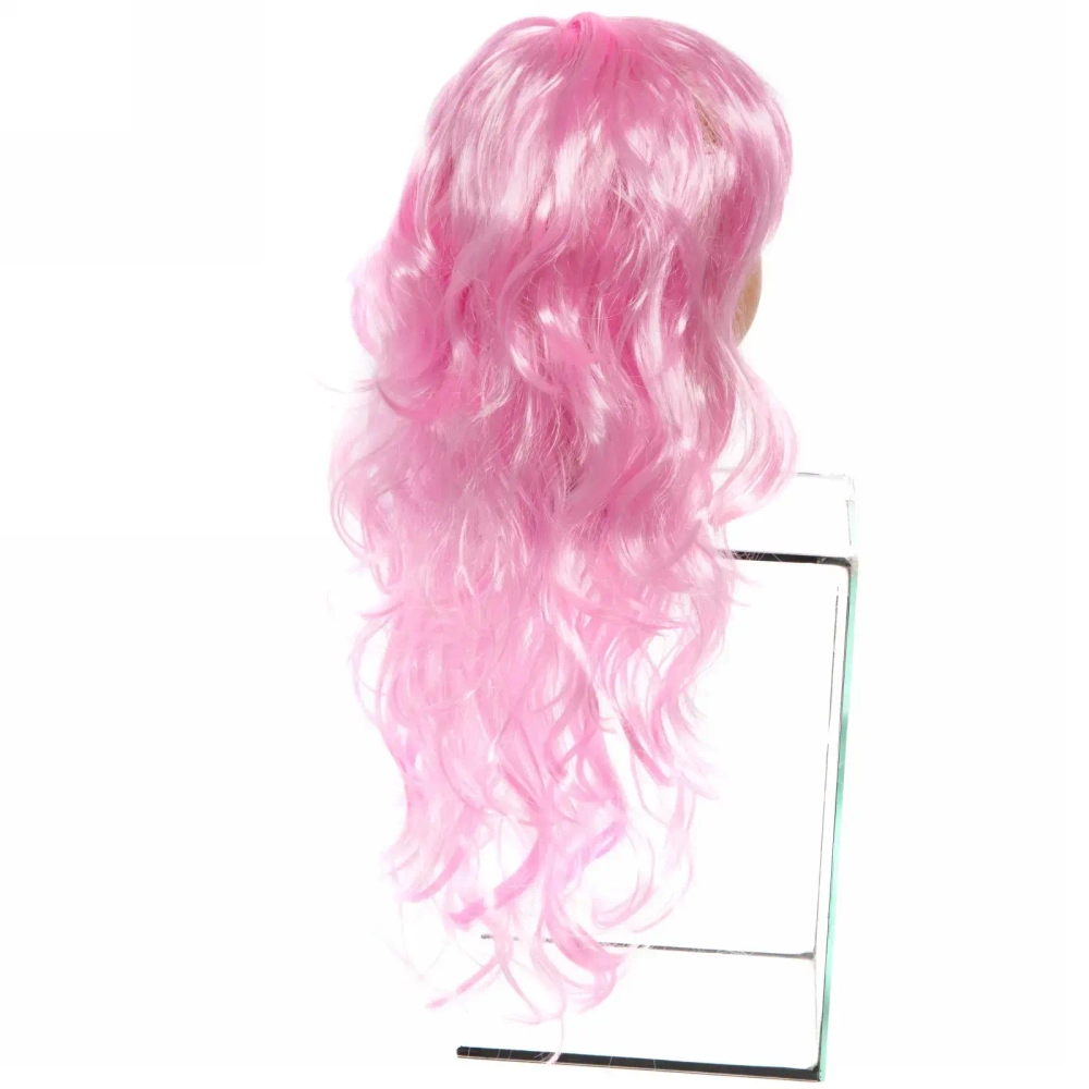 Парик карнавальный «Чаровница» (локоны 60 см), Розовый