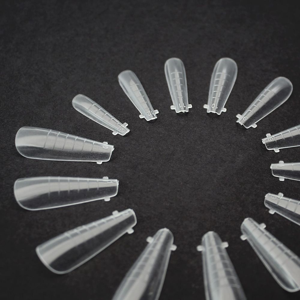 Bloom Верхние Формы для наращивания ногтей №5 (балерина), 120 шт3