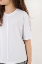 Фуфайка (футболка) для девочки Гретта-4 Виотекс БЕЛЫЙ