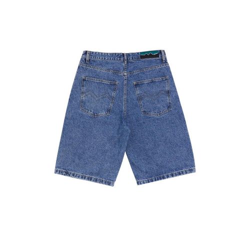 Шорты Bigger M blue washed синие