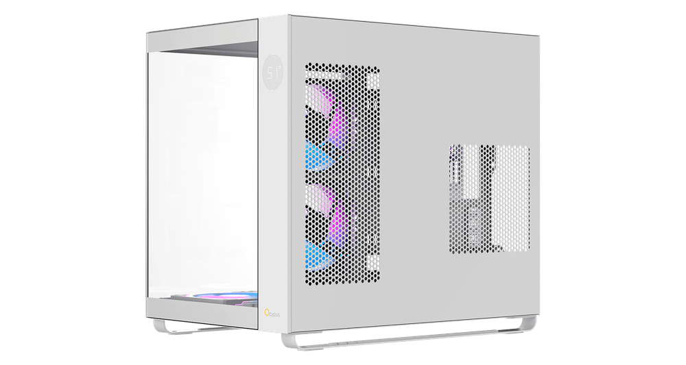 Корпус Ocypus Iota C70 WH ARGB ATX/mATX/mITX 2xUSB, Type-C, Белый, Iota-C70-WHD600XX-GL