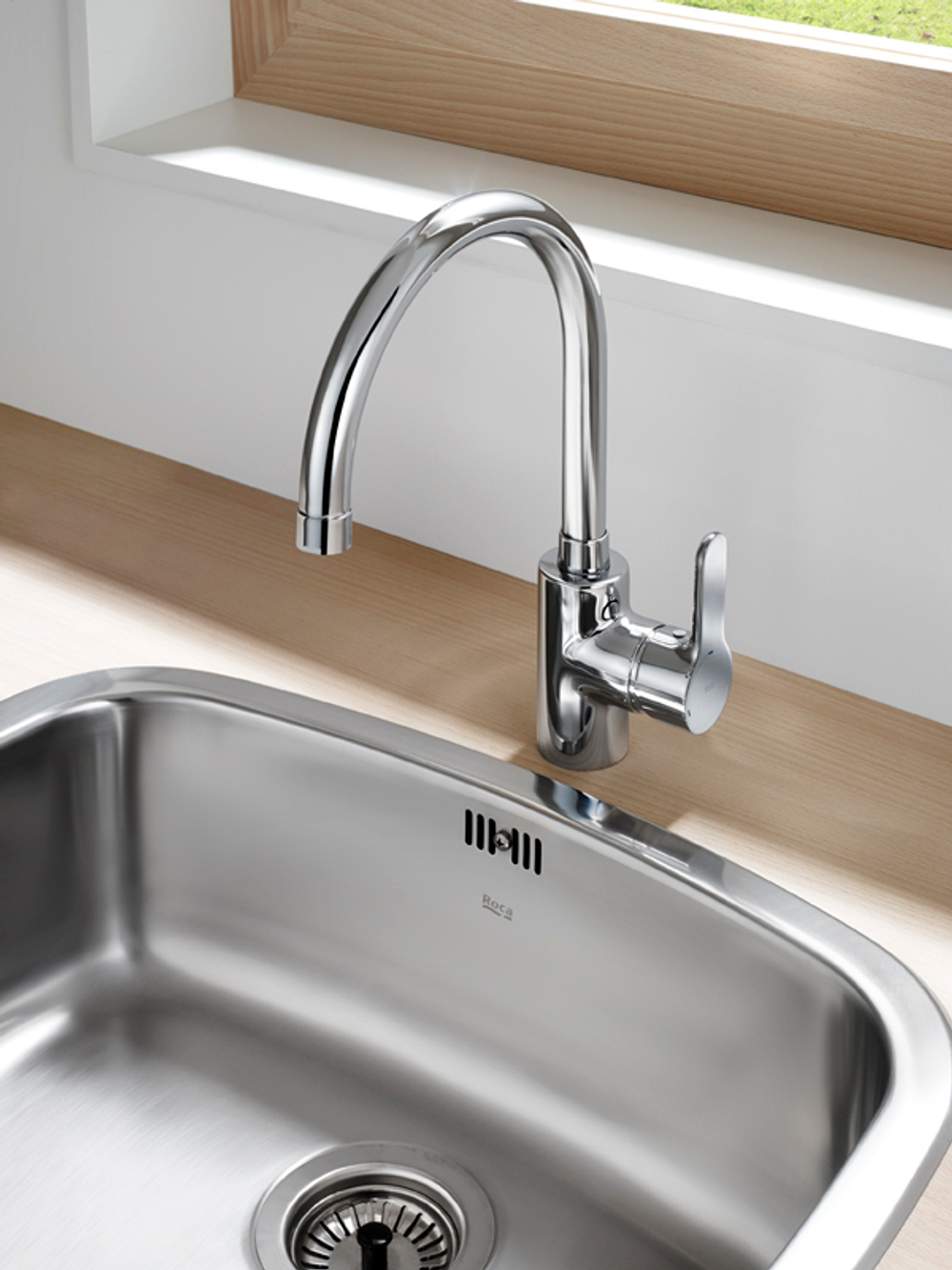 Смеситель Roca L20 для кухни, 5A8409C0M