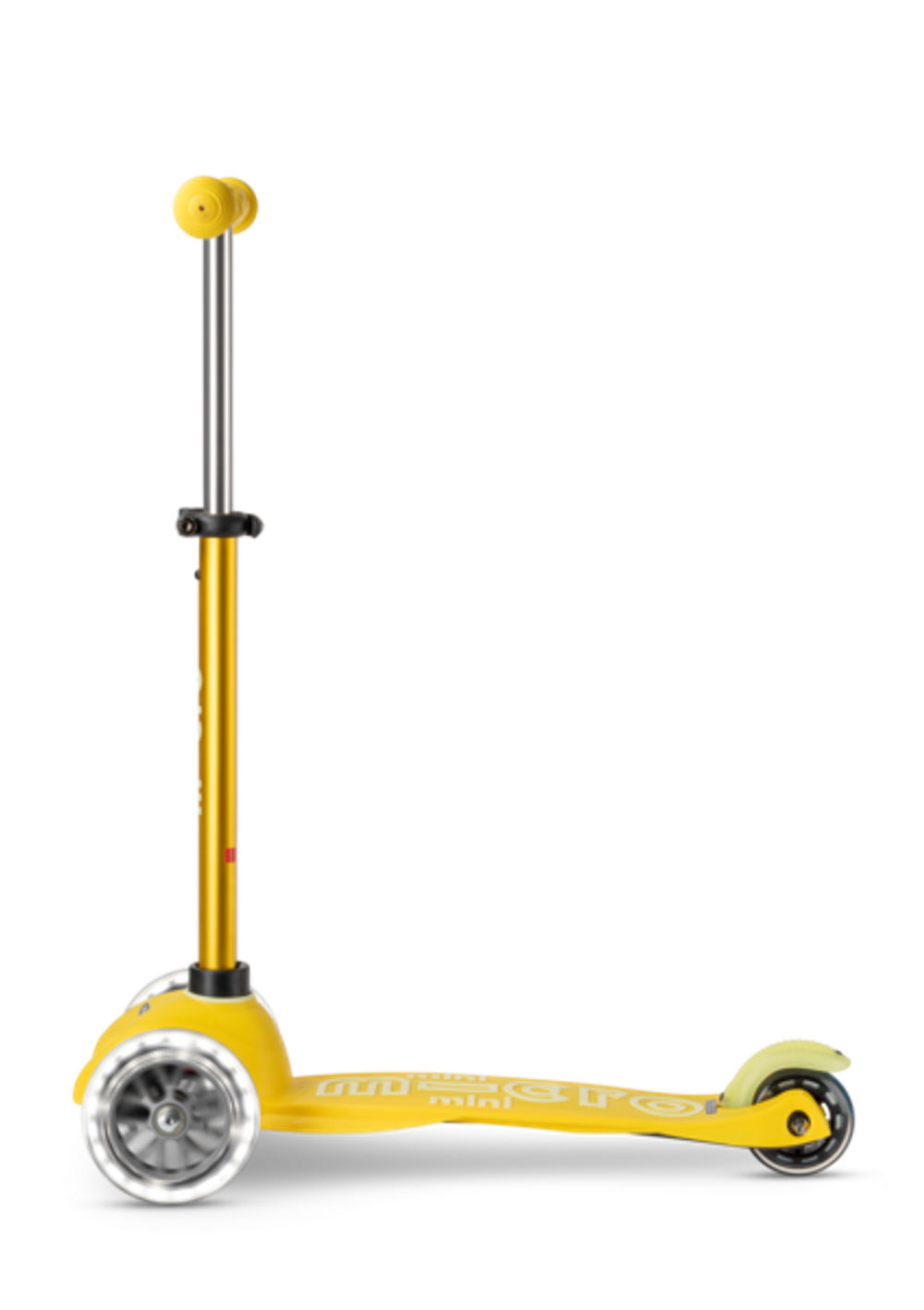 Самокат Mini Micro Deluxe LED Желтый
