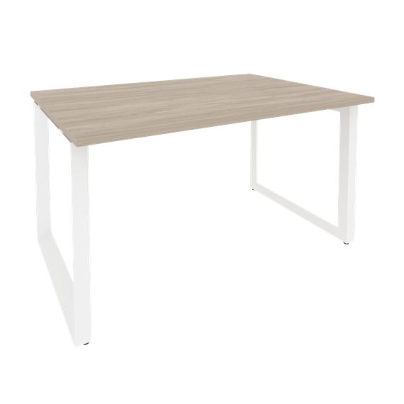Onix Стол переговорный O.MO-PRG-1.3 Дуб Аттик/Металл Белый 1380*980*750