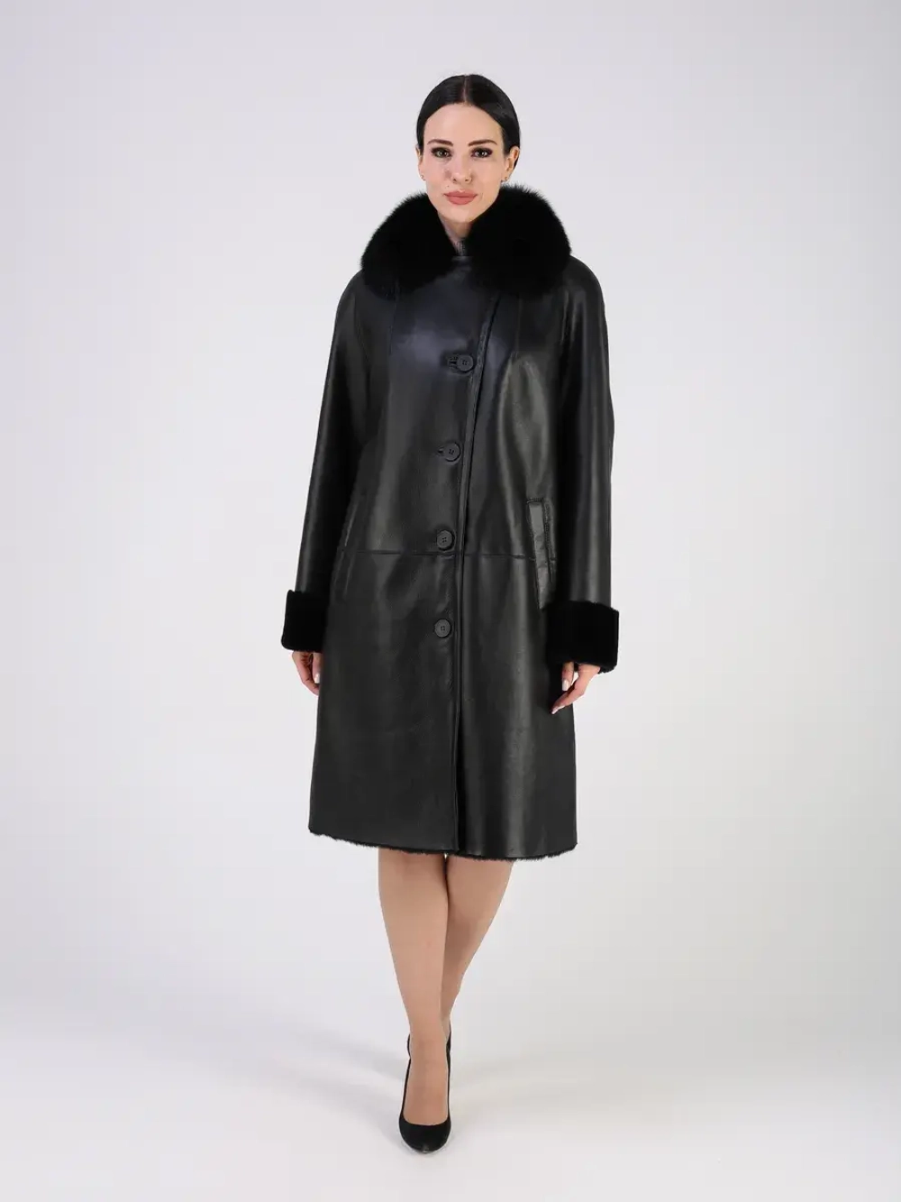 Дубленка зимняя натуральная Турция