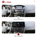 Магнитола для Ford Focus 3 2011-2019 - Redpower 85150XLB монитор 12.3" QLED в стиле BMW, Android 14, CarPlay, 4G SIM-слот