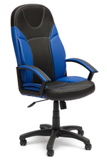 Twister Кресло офисное (черный/синий кожзам)