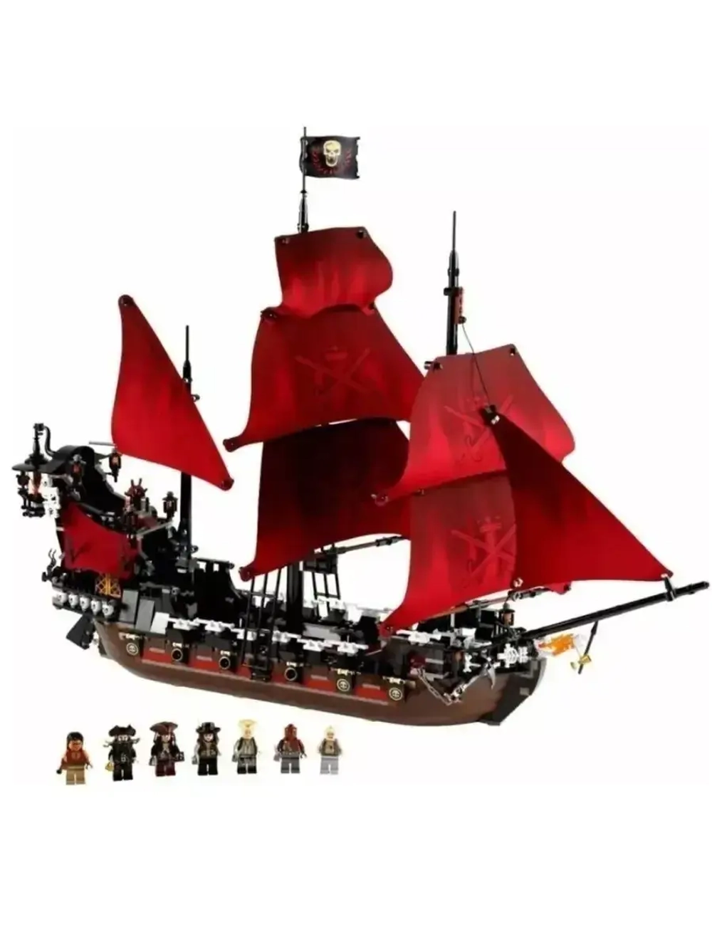 Конструктор Корабль Месть Королевы Анны 1207 деталей 6001