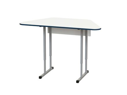 Стол трапеция 1-местный ученический регулируемый