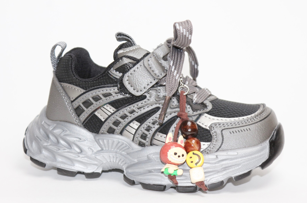 Кроссовки детские демисезонныее Пчёлка Доми арт. 6373-gray