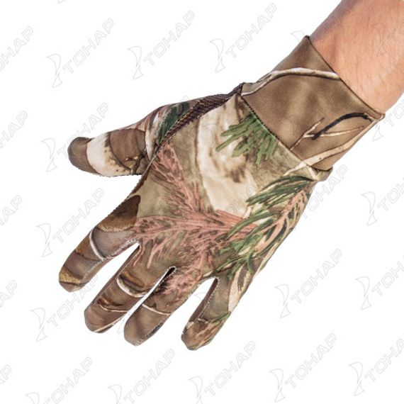 Перчатки Helios трикотажные КМФ лес р. XL