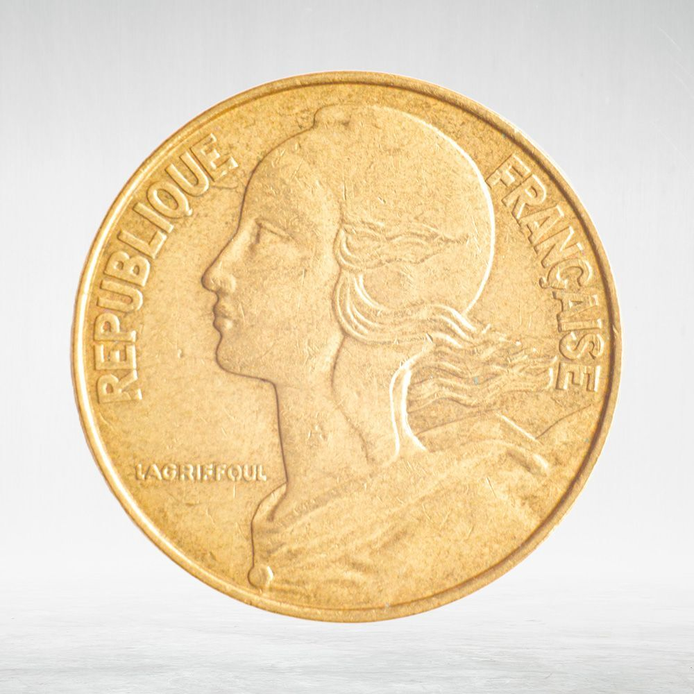 France, 20 Centimes 1992 - Marianne, VF