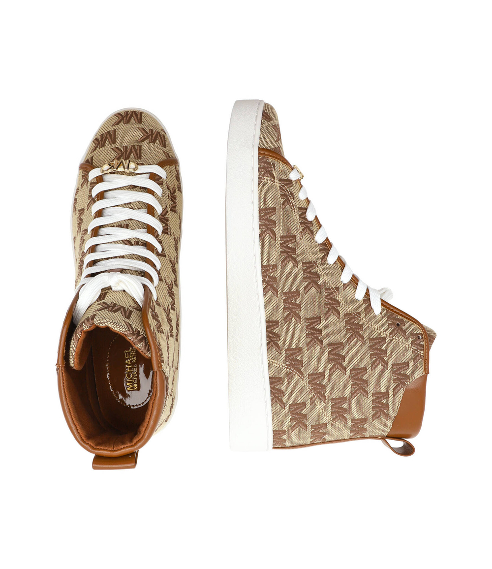 Кроссовки EDIE HIGH TOP Michael Kors - бежевый(43S3NVFE1Y)