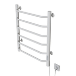 Полотенцесушитель MIXLINE MIRA  80х50 (таймер, 253 Вт, 6 перекладин) электрический БЕЛЫЙ