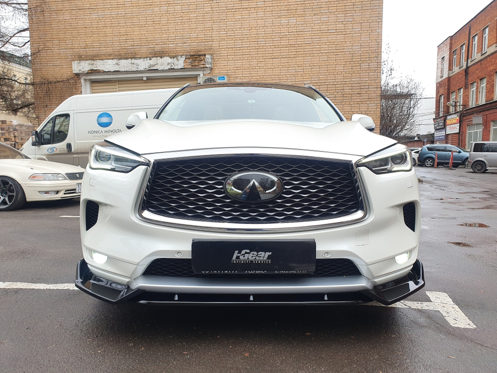 Сплиттер передний Infiniti QX50 2019-2024