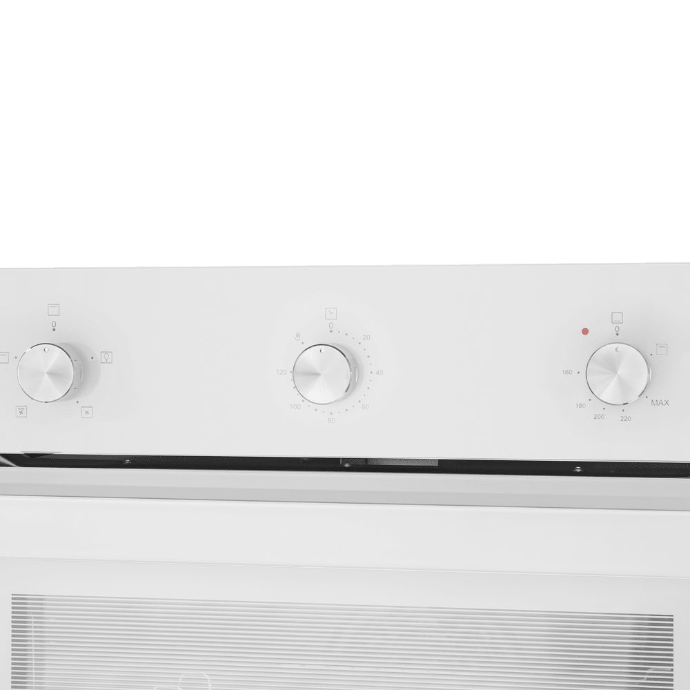 Встраиваемый газовый духовой шкаф Maunfeld EOGC604WSlim белый