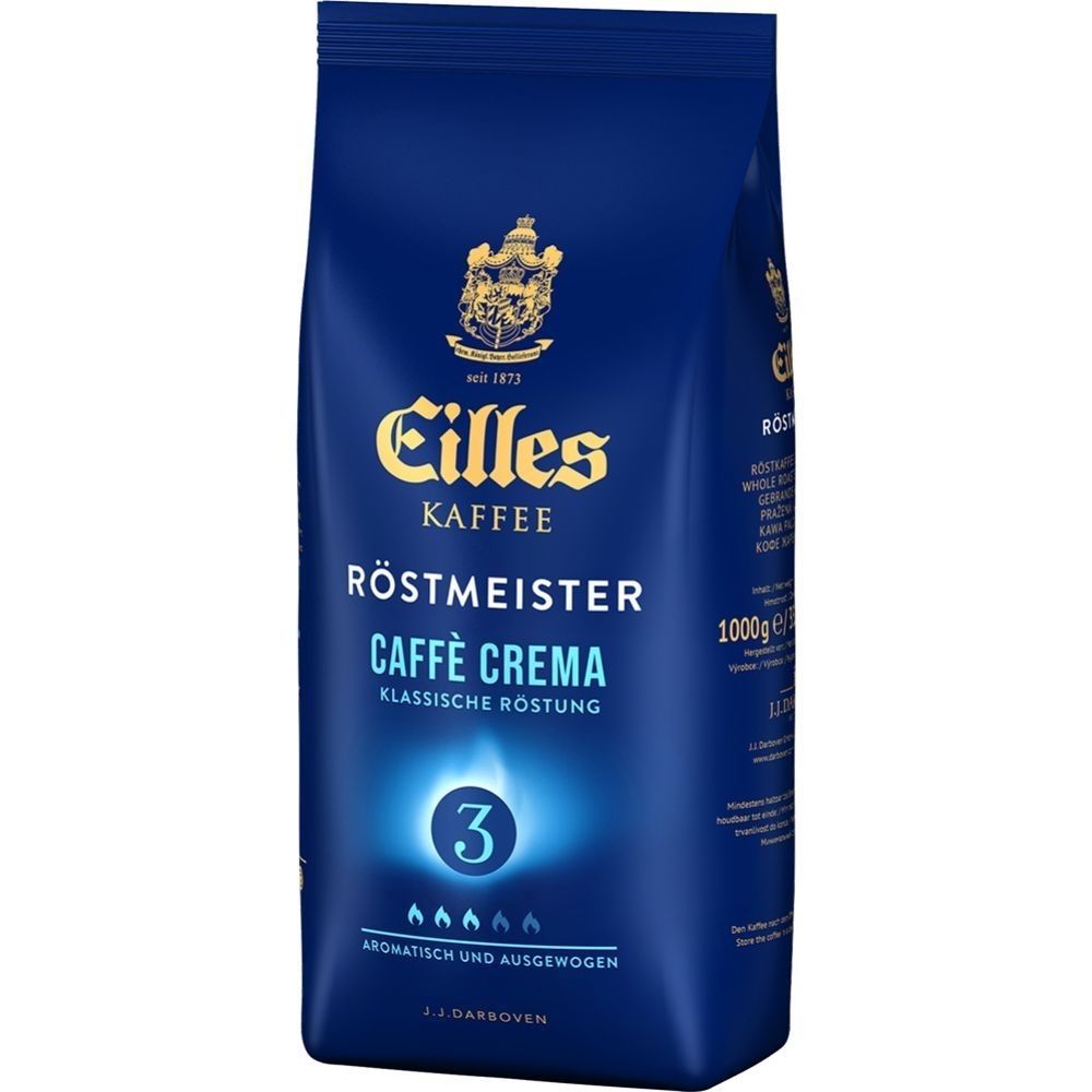 Кофе в зернах Eilles Caffe Crema 1 кг, 2 шт