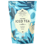 Harney & Sons, Fresh Brew, холодный чай, классический черный, 15 чайных пакетиков, 212 г (7,5 унции)