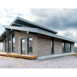 Фасадная плитка Технониколь Hauberk Серо-бежевый кирпич (в уп. 20 шт./2 м2)