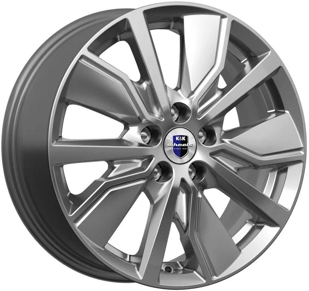 K&amp;K Гамбит 6.5x16 5x112 ET 43 Dia 57.1 (дарк платинум)