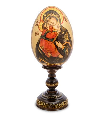 ИКО- 4 Яйцо-икона «Владимирская Божья Матерь» Борисова А
