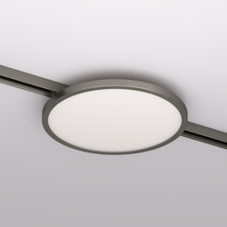 DK5763-DN Светильник для трека SHINE FLOW со светодиодом, D198*H27, 48V DC, 15W, RA?90, 3000K, IP20, темный никель, алюминий