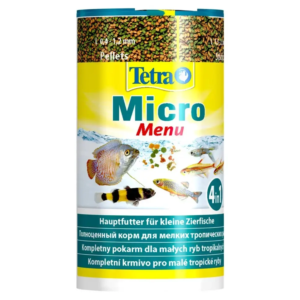 Tetra micro menu корм для мелких видов рыб - 100 мл