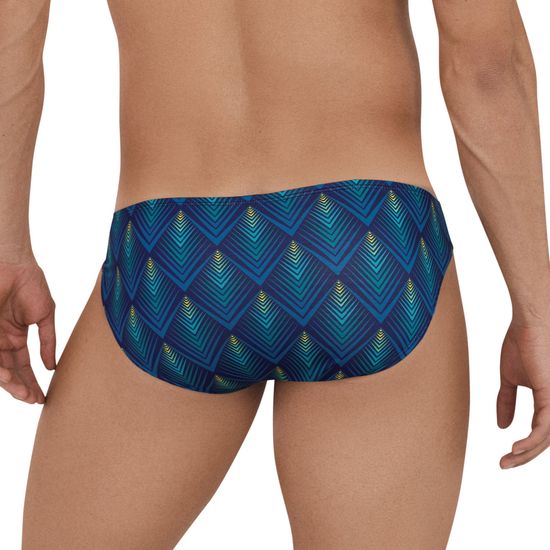 Мужские трусы слипы темно-синие с принтом Clever MAGICAL BRIEF 113708