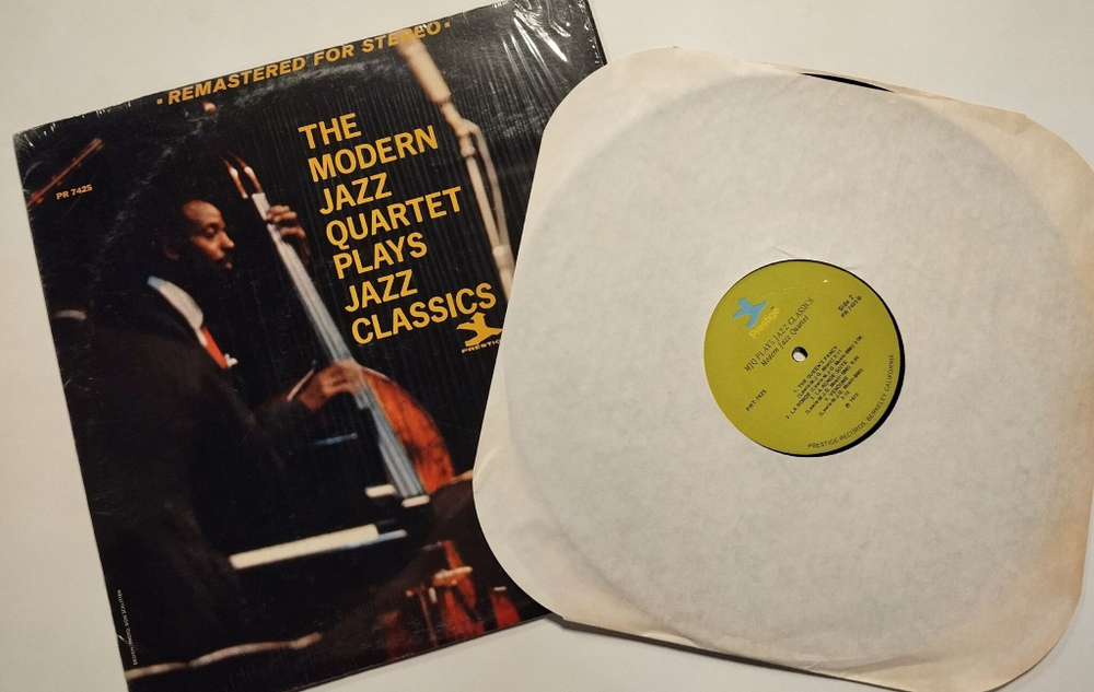 Винтажная виниловая пластинка LP The Modern Jazz Quartet Plays Jazz Classics (USA 1972)