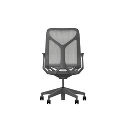 Кресло Herman Miller Cosm, средняя спинка, цвет Carbon, нерегулируемые подлокотники