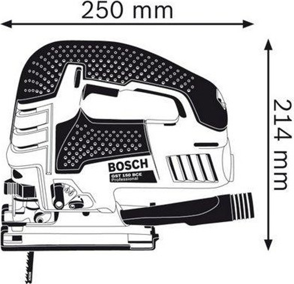 Лобзик сетевой BOSCH GST 150 BCE 0601513000 Кейс