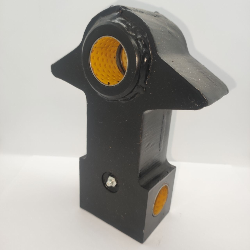 Металлополимерная разрезная свертная втулка SF-2 DX 80*85*100 / Скользящий подшипник / Стальная втулка с POM покрытием / для манипуляторов и спец. техники