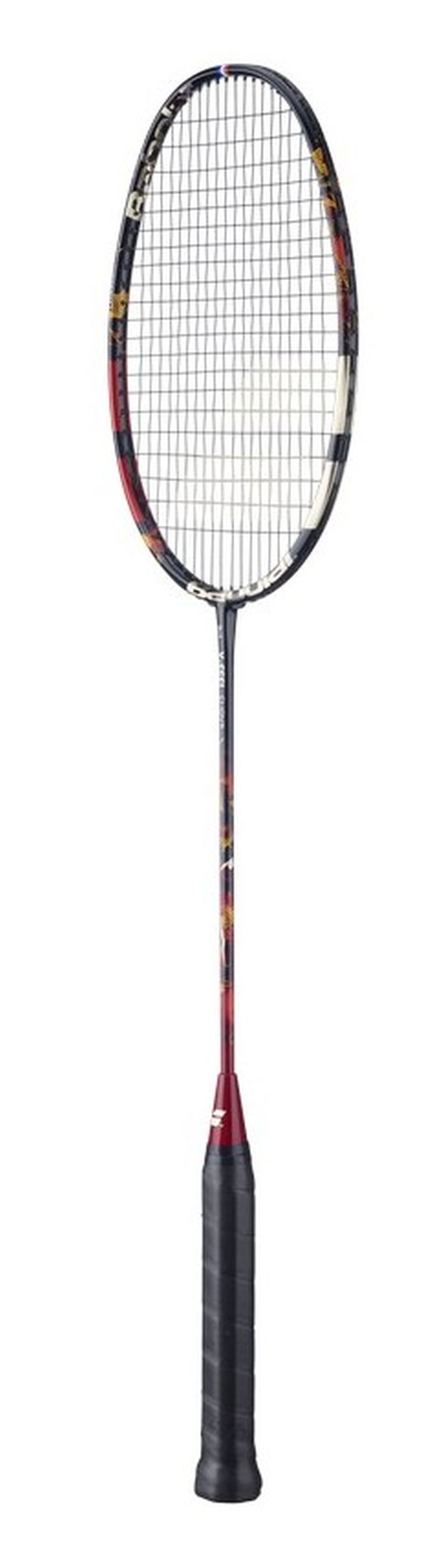 Ракетка для бадминтона Babolat X-Feel Fury Strung - dark red/black/gold