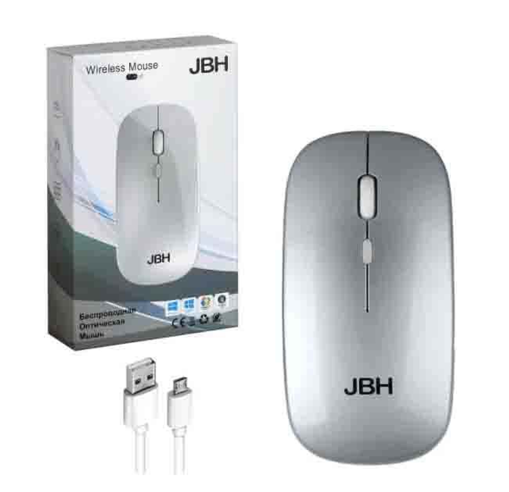 Мышь беспроводная JBH E-WM01 (серебро)